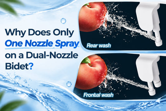 Why Does Only One Nozzle Spray on a Dual-Nozzle Bidet?