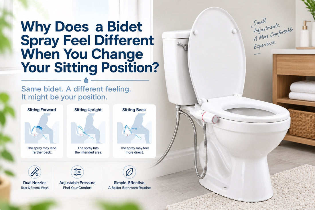 Why Does a Bidet Spray Feel Different When You Change Your Sitting Position?