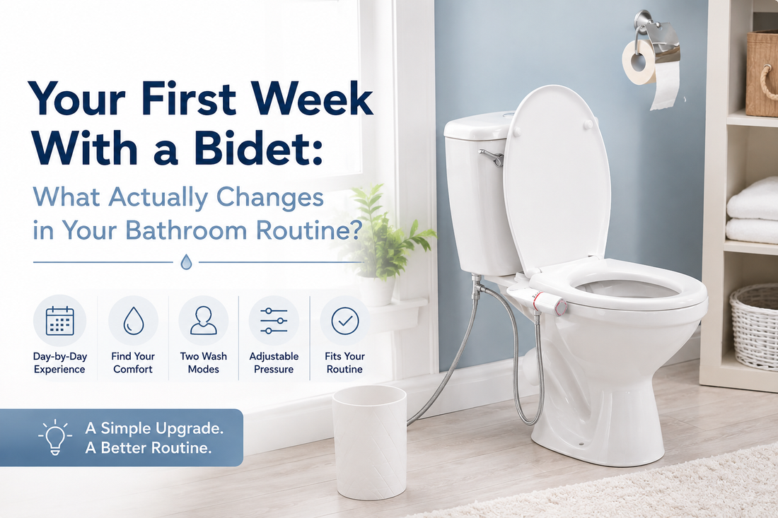 Your First Week With a Bidet: What Actually Changes in Your Bathroom Routine?