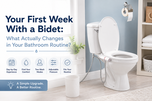 Your First Week With a Bidet: What Actually Changes in Your Bathroom Routine?