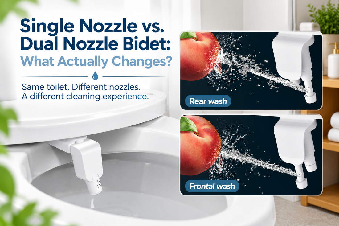 Single Nozzle vs. Dual Nozzle Bidet: What Actually Changes?