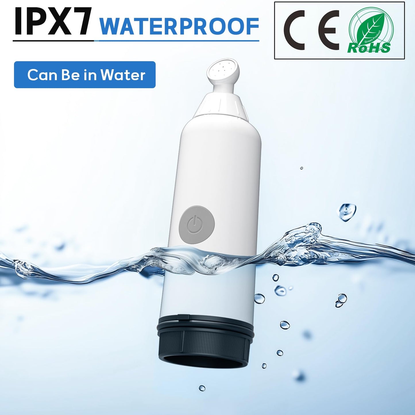 BIGCOW Portable Travel Bidet, Electric with 3 Spray Modes, IPX7 Waterproof ＆ Rechargeable, Mini Bidet Toilet Water Sprayer for Personal Hygiene, Postnatal Care, Perineal & Hemorrhoid