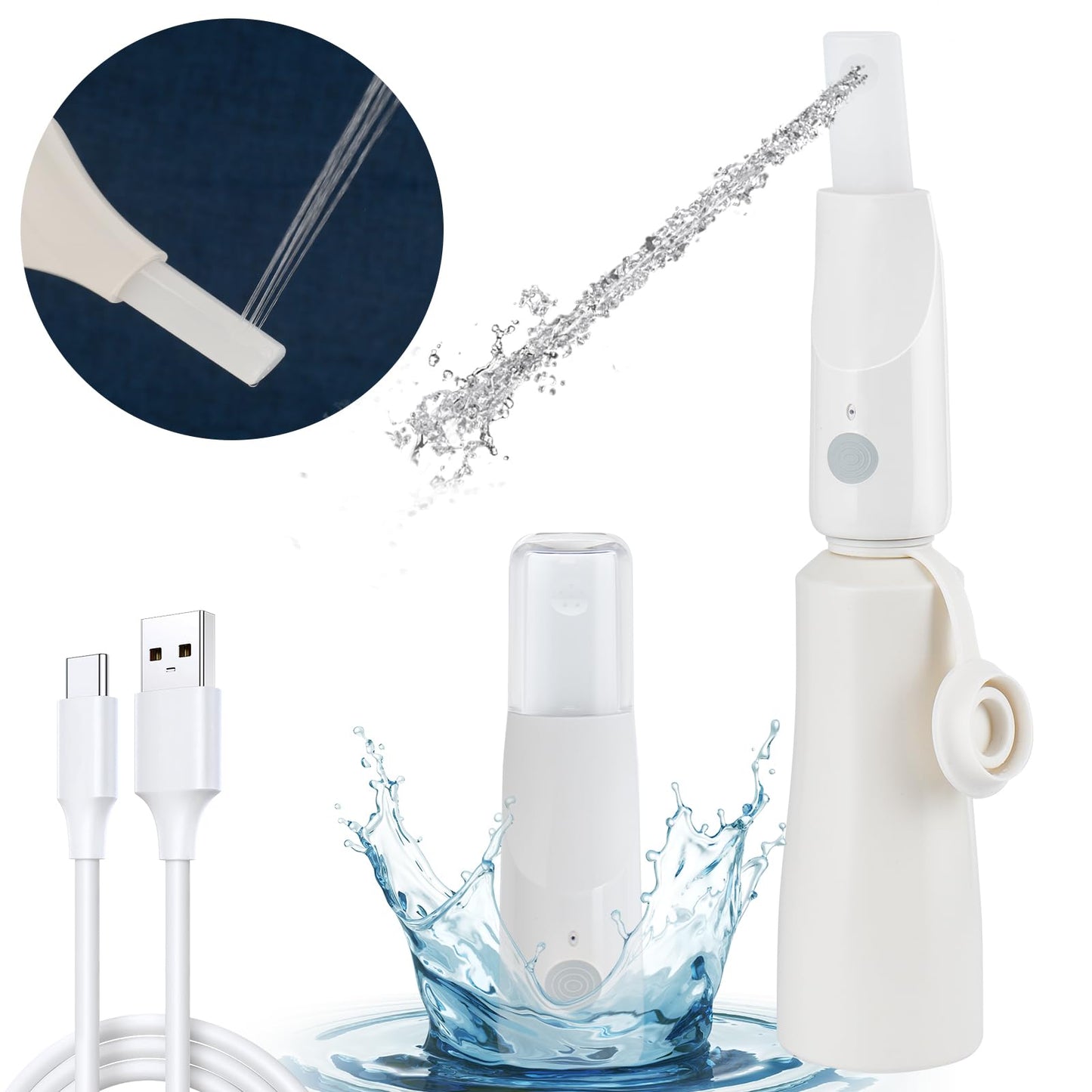 BIGCOW Portable Bidet, Handheld Bidet, Rechargeable Electric Portable Bidet for Women & Men